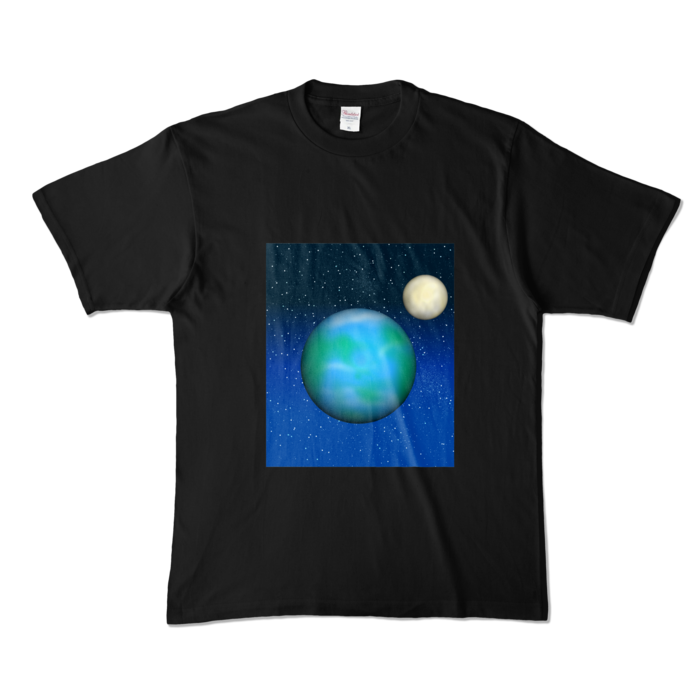 カラーTシャツ - XL - ブラック (濃色)