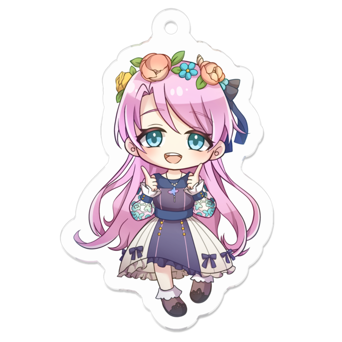 アクリルキーホルダー - 50 x 50 (mm)