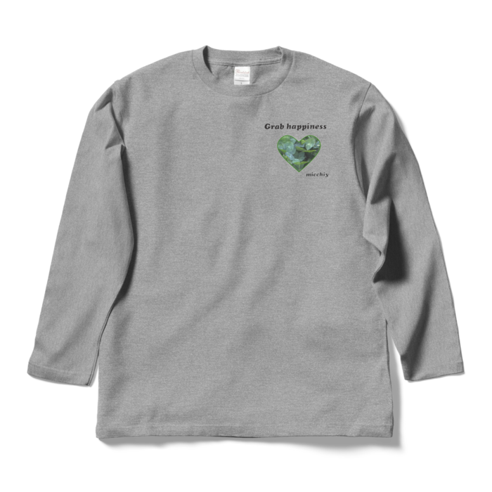 ロングスリーブTシャツ - L - 杢グレー