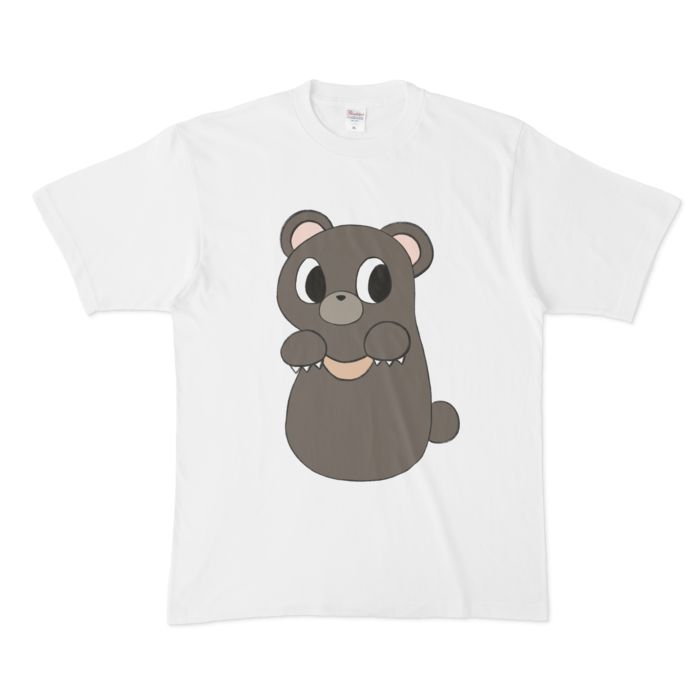 ツキノワグッマのTシャツ - XL - 白