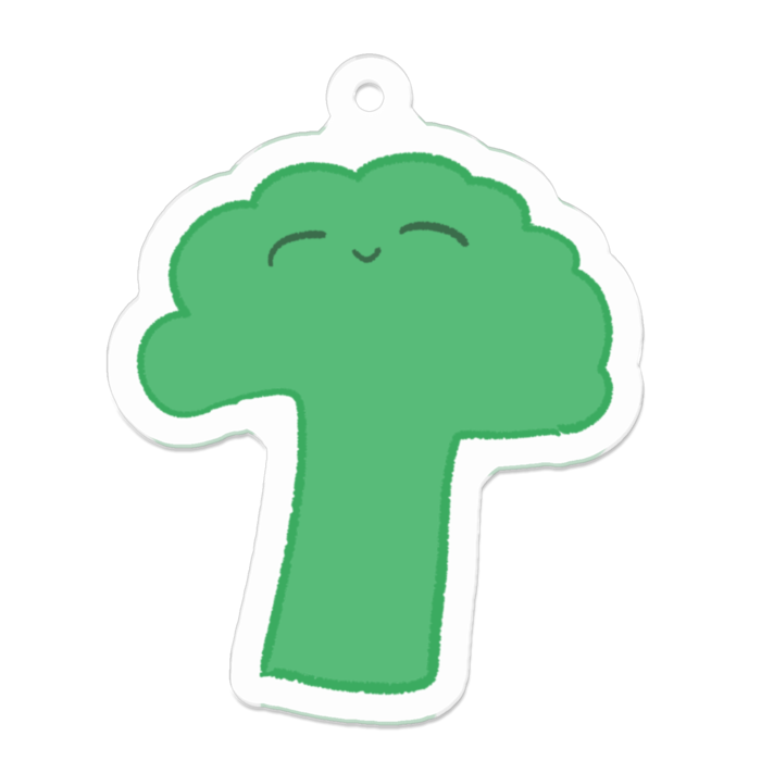 アクリルキーホルダー - 50 x 50 (mm)