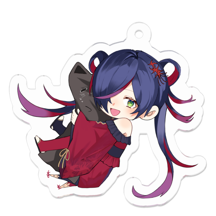 アクリルキーホルダー（コーティング） - 50 x 50 (mm)