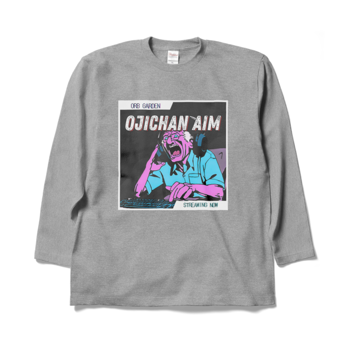 ロングスリーブTシャツ - XL - 杢グレー
