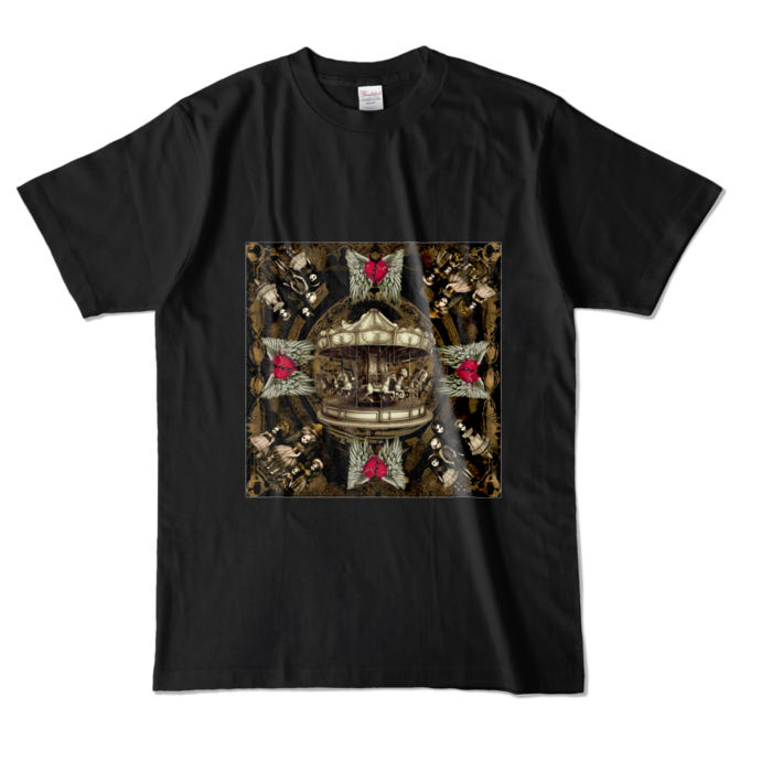 カラーTシャツ - L - ブラック (濃色)