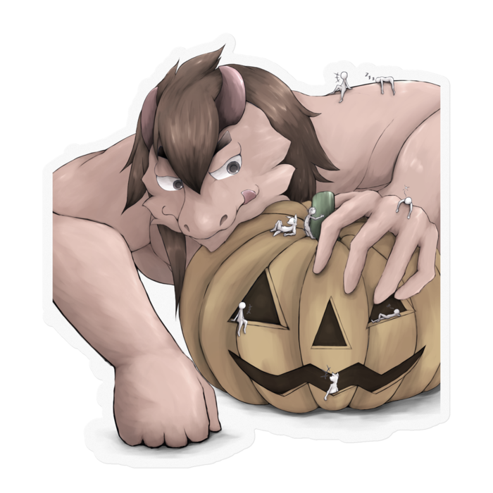 クリア-100x100(mm)-小人複数人-彩度低め