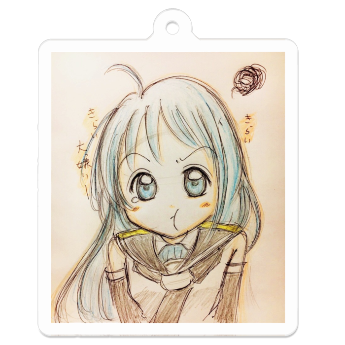 アクリルキーホルダー - 50 x 50 (mm)