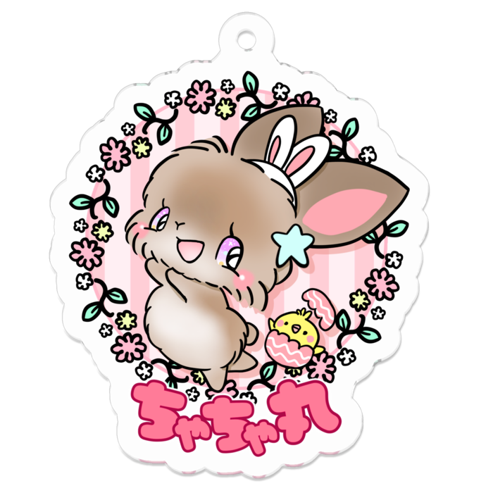 アクリルキーホルダー - 50 x 50 (mm)