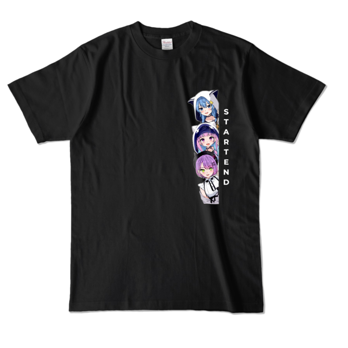 カラーTシャツ - L - ブラック (濃色)