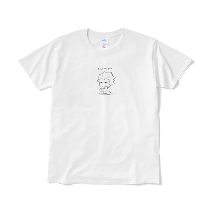 バジぼっちTシャツ L  (ホワイト)