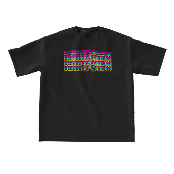 ビッグシルエットTシャツ - L - ブラック