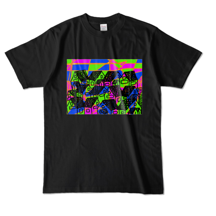 カラーTシャツ - L - ブラック (濃色)