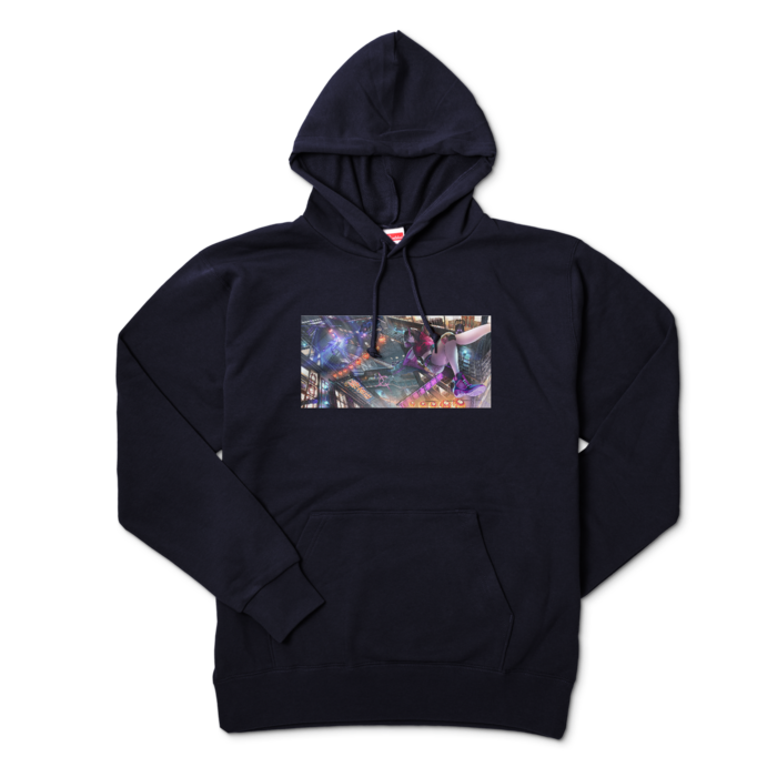 パーカー - XL - ネイビー