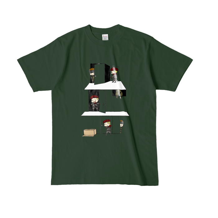 カラーTシャツ(濃色) - L - フォレスト