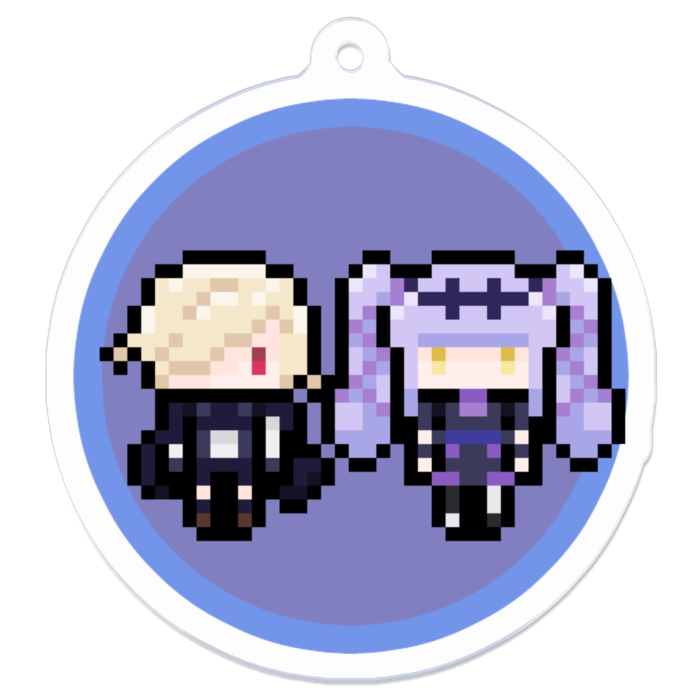 アクリルキーホルダー - 50 x 50 (mm)