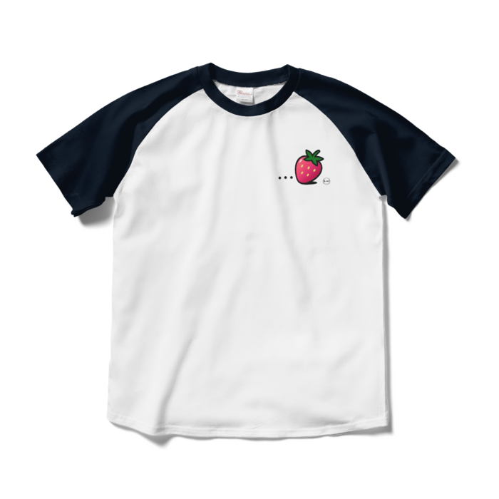 ラグランTシャツ - M - ホワイト×ネイビー