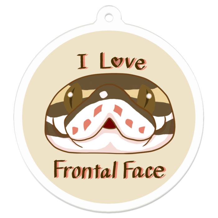 ボールパイソン正面顔愛し隊アクリルキーホルダー（全6種） - Frontal ☆ Face - BOOTH