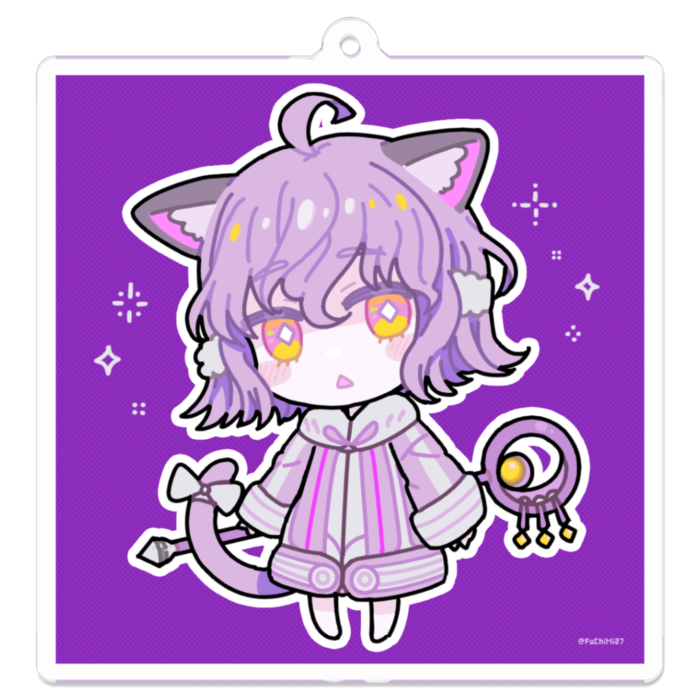 アクリルキーホルダー - 70 x 70 (mm)