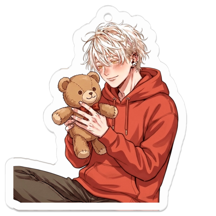 アクリルキーホルダー（コーティング） - 50 x 50 (mm)