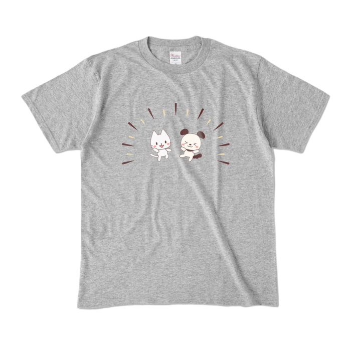 カラーTシャツ　灰色　M