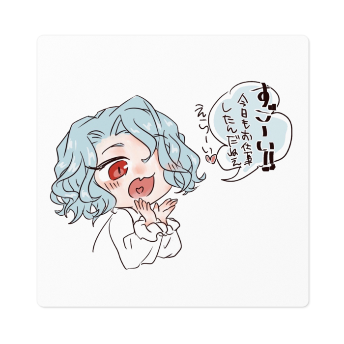 ステッカー - 100 x 100 (mm)