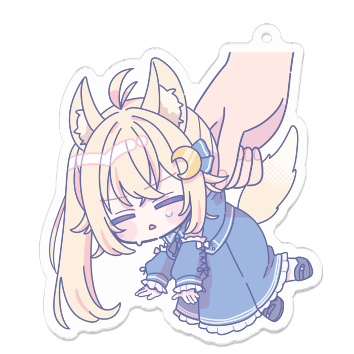 アクリルキーホルダー（コーティング） - 70 x 70 (mm)