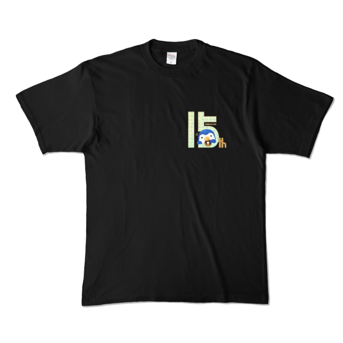 カラーTシャツ - XL - ブラック (濃色)