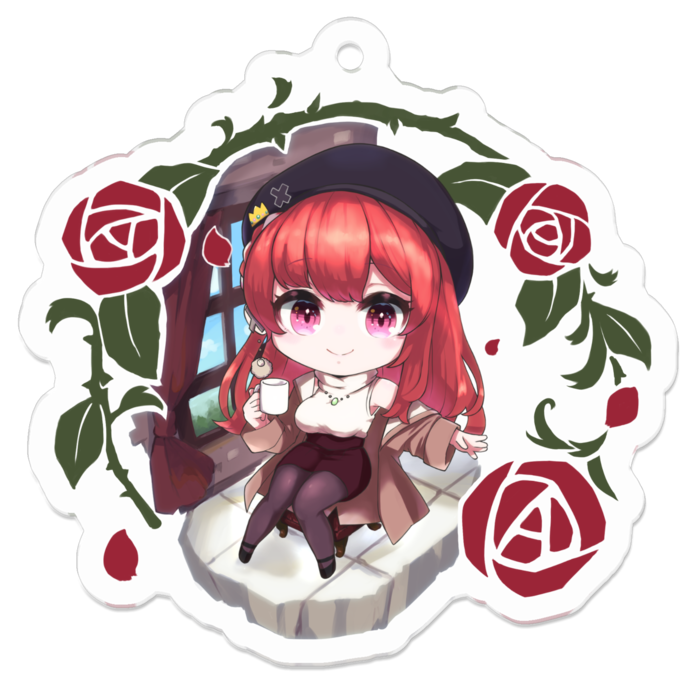 アクリルキーホルダー - 50 x 50 (mm)