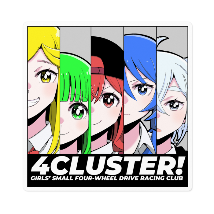 ステッカー - 100 x 100 (mm)