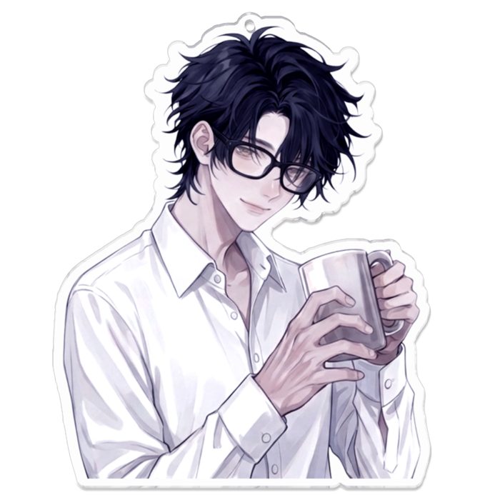 アクリルキーホルダー（コーティング） - 100 x 100 (mm)