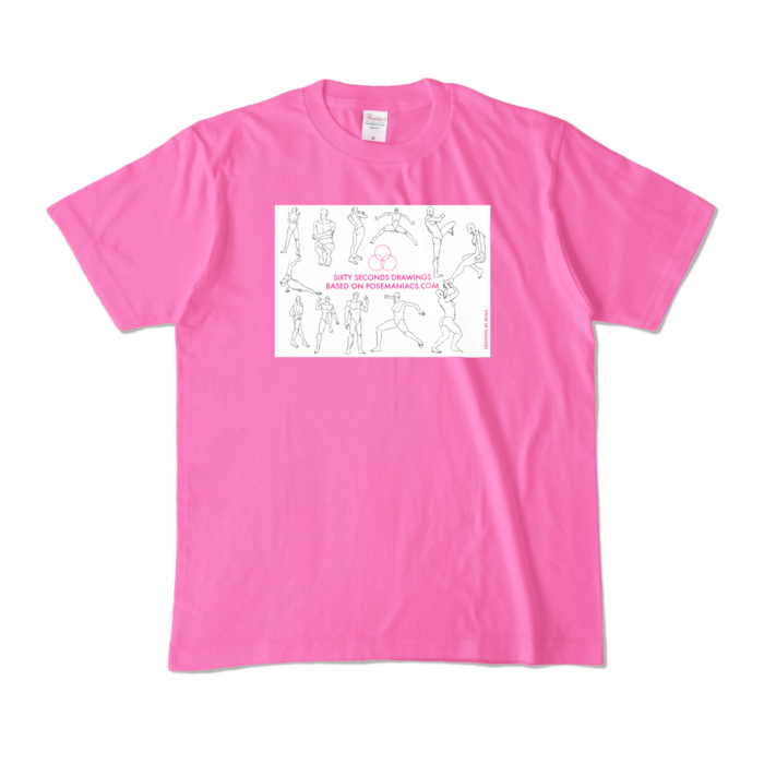 カラーTシャツ - M - ピンク (濃色)