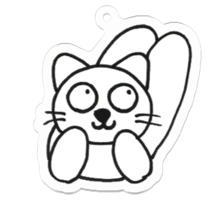 アクリルキーホルダー - 50 x 50 (mm)