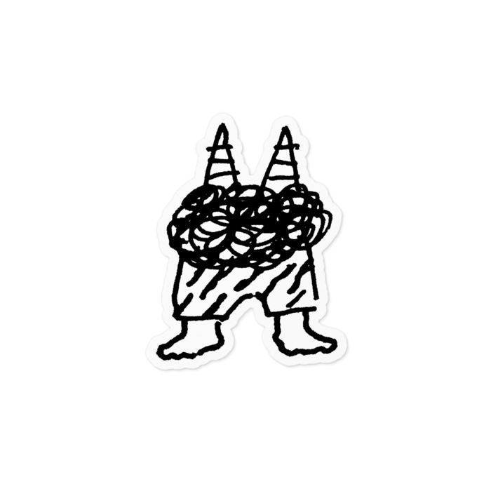 ステッカー - 100 x 100 (mm)