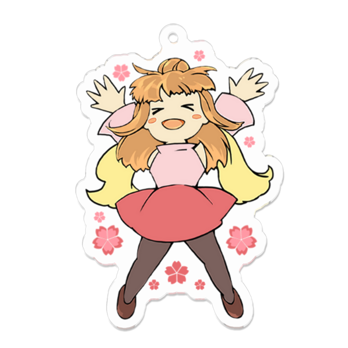 アクリルキーホルダー（コーティング） - 70 x 70 (mm)