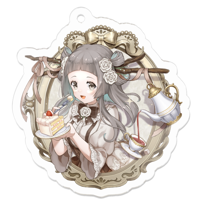 アクリルキーホルダー - 50 x 50 (mm)