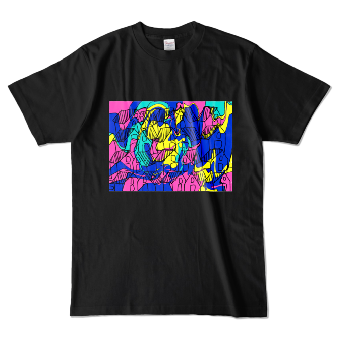 カラーTシャツ - L - ブラック (濃色)