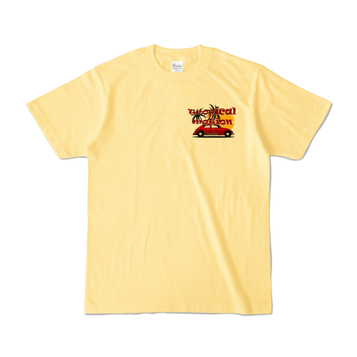 カラーTシャツ - S - ライトイエロー (淡色)
