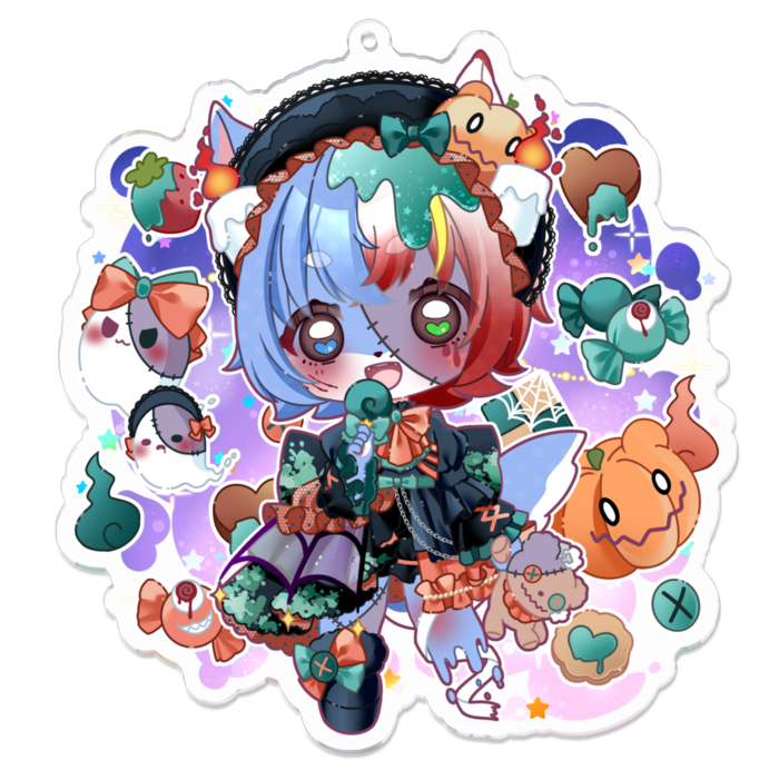 アクリルキーホルダー - 100 x 100 (mm)