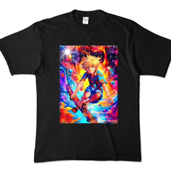 カラーTシャツ - XL - ブラック (濃色)