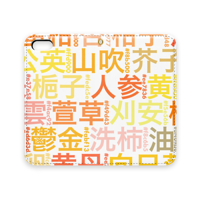 手帳型iPhoneケース（ベルトなし） - iPhone 5 / 5s / SE(第1世代) - ストラップ穴 あり