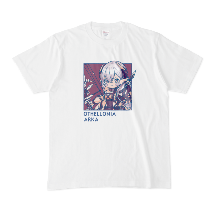 ちびキャラ「アルカ」 デザインTシャツ(M/ホワイト)