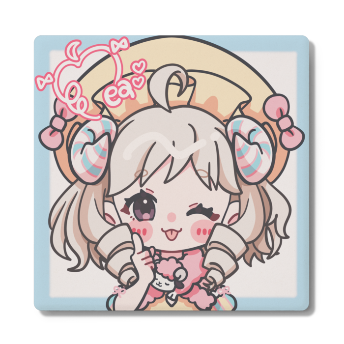 コースター／角形／ミズイロ