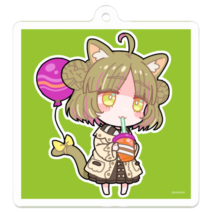 アクリルキーホルダー - 50 x 50 (mm)