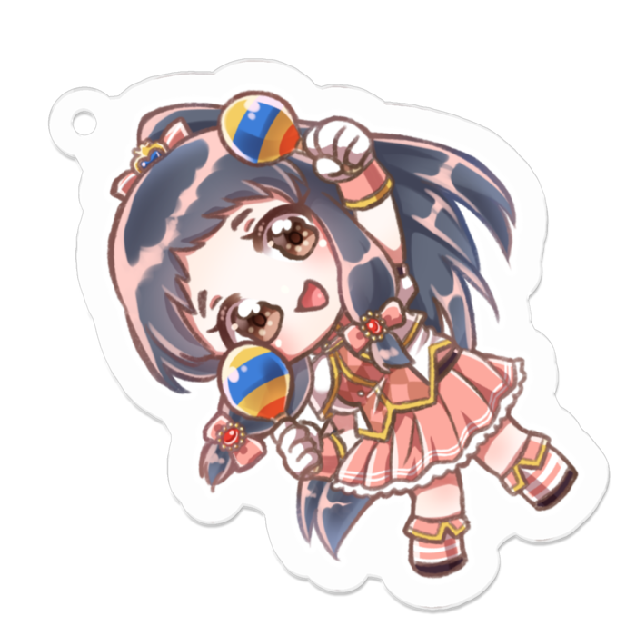 アクリルキーホルダー（コーティング） - 50 x 50 (mm)