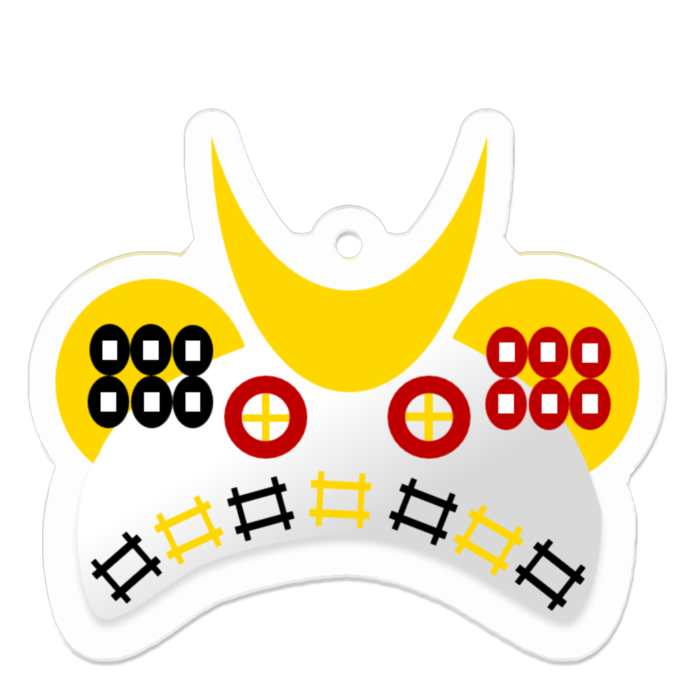 アクリルキーホルダー - 50 x 50 (mm)