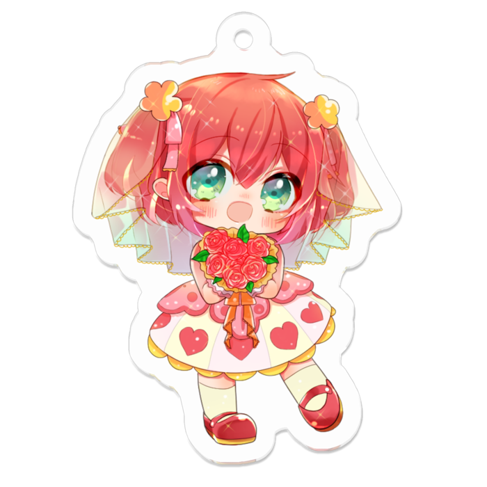 アクリルキーホルダー - 50 x 50 (mm)