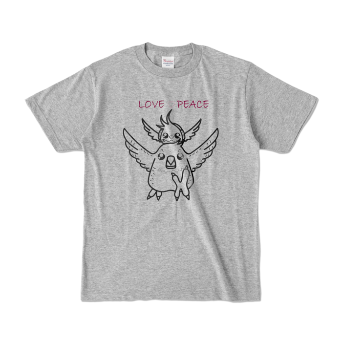 カラーTシャツ - S - 杢グレー (濃色)