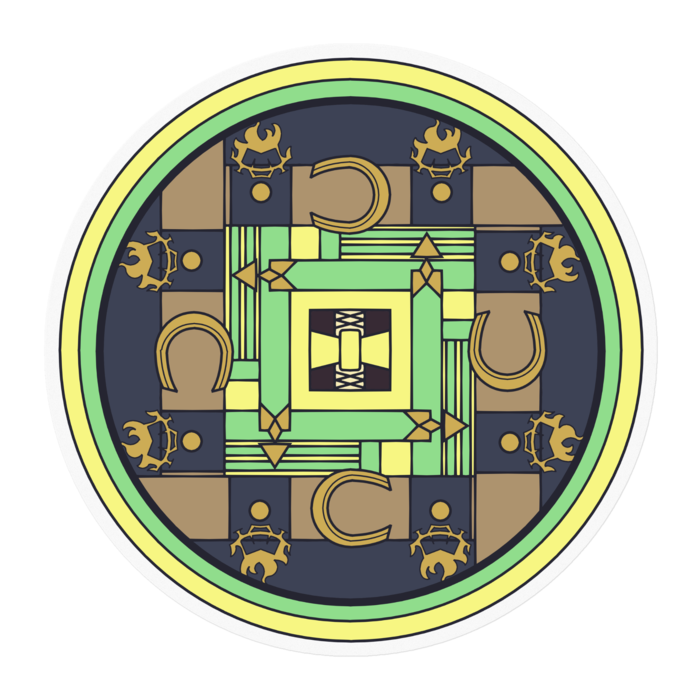 ステッカー - 100 x 100 (mm)