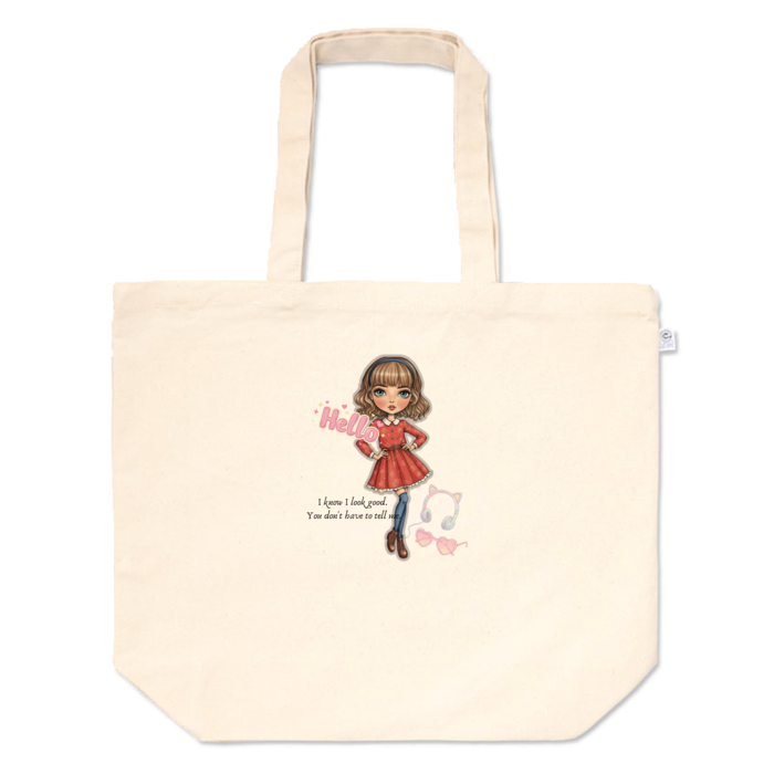 トートバッグ - L - プリント面積中