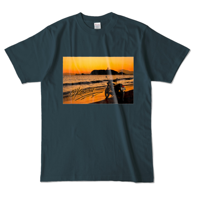 カラーTシャツ - L - デニム (濃色)