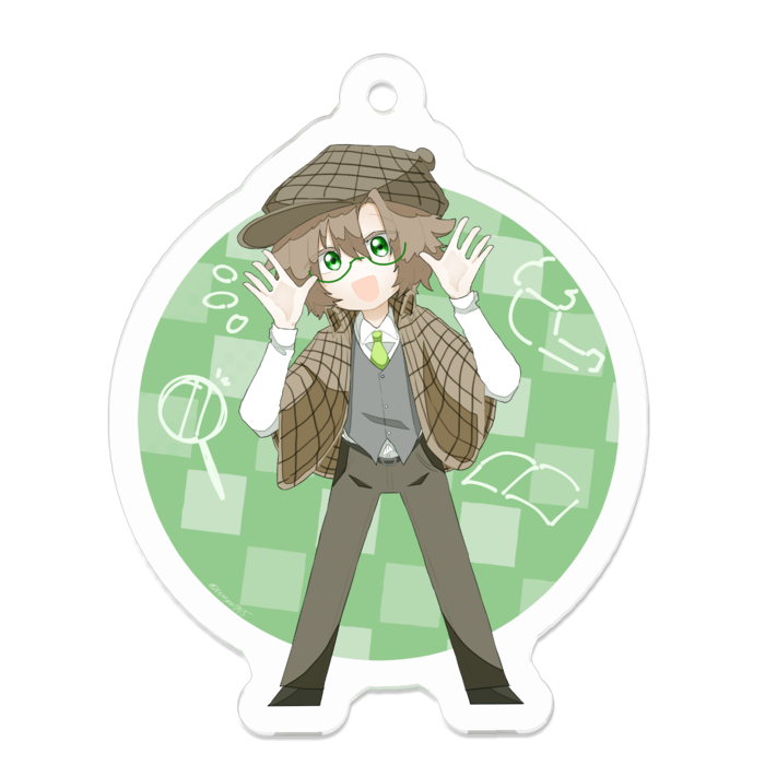 アクリルキーホルダー - 50 x 50 (mm)